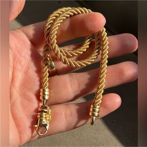 14k gold necklace by Aurafin-heavyweight!